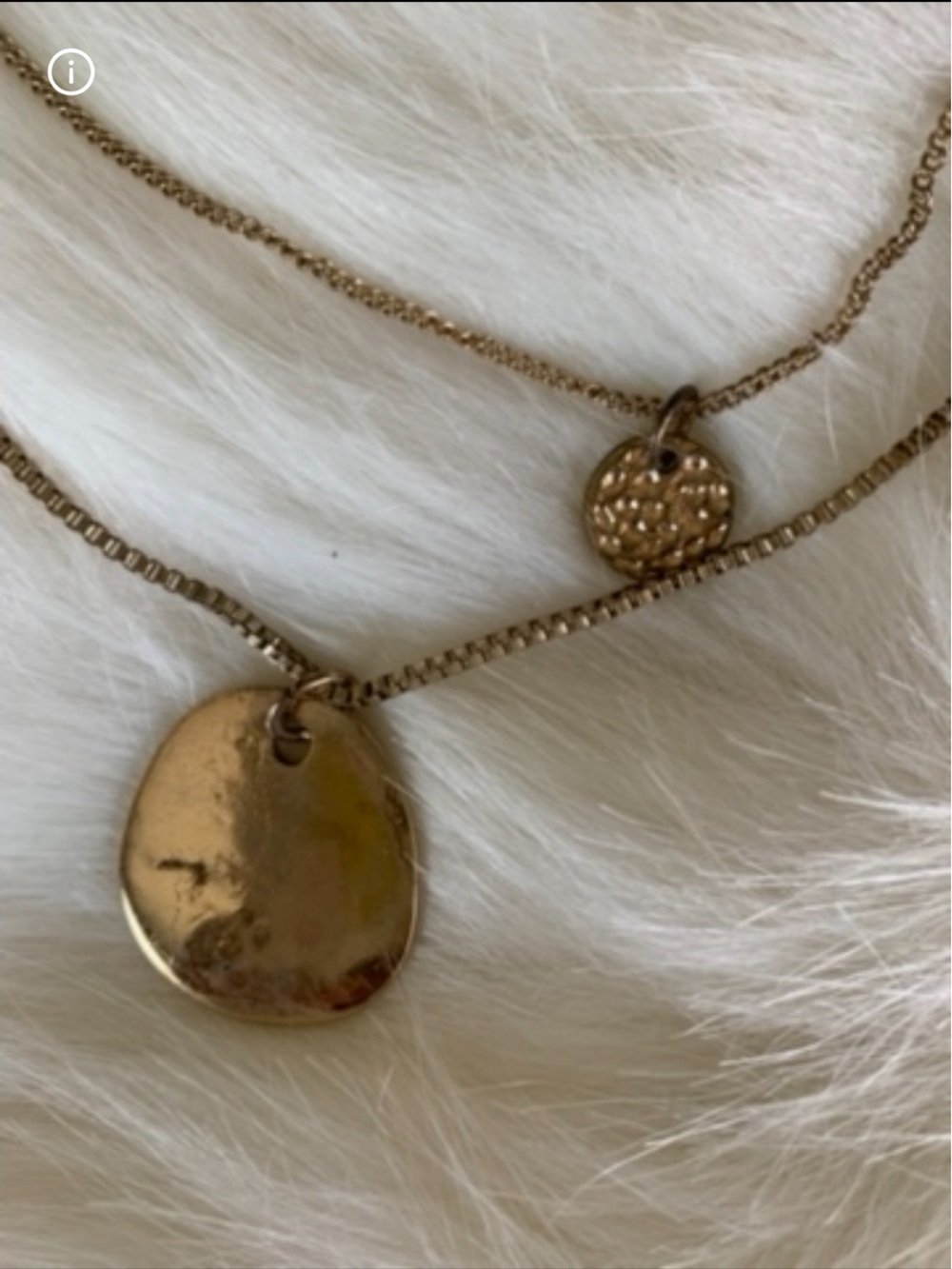 Gold Coin Layered Necklace - Women's Jewelry